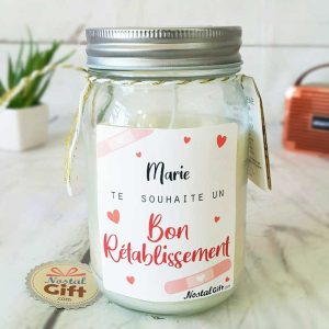 Bougie jar Belles rencontres - Cadeau pour ami