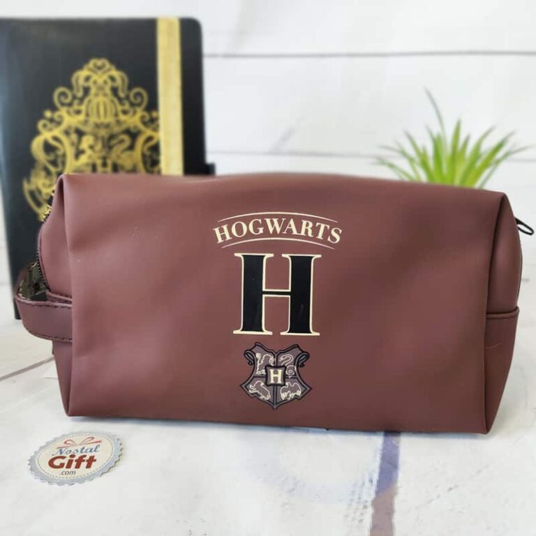 Harry Potter Trousse De Toilette Marron Hogwarts Rouge