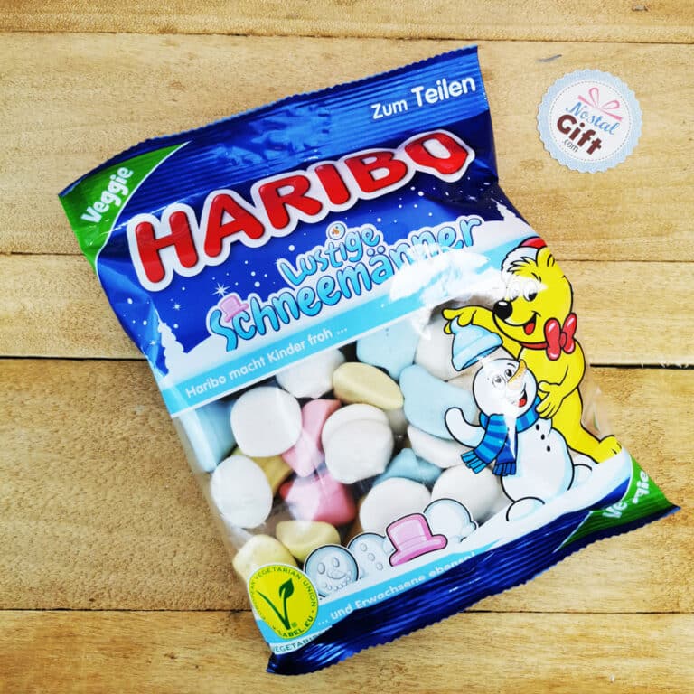 Sachet Haribo noël Bonbons de noël en forme de bonhommes de neige