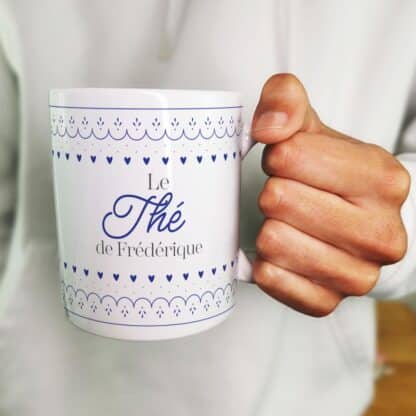 Mug "Thé de Noël" personnalisé - Cadeau Noël