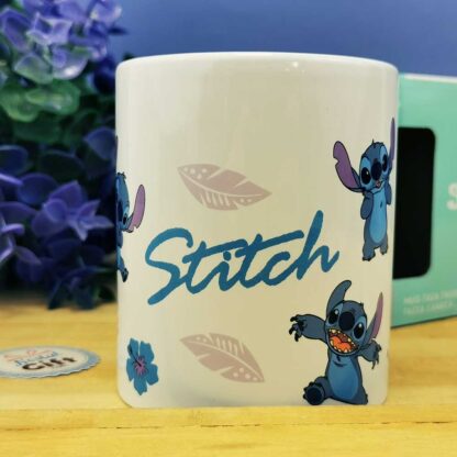 Mug en céramique Stitch - Leaves Pattern - 325ml - Disney – Image 3