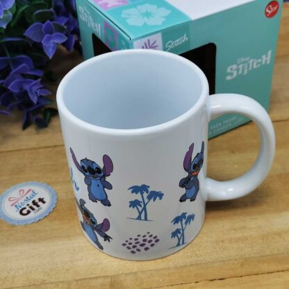 Mug en céramique Stitch - Leaves Pattern - 325ml - Disney – Image 4