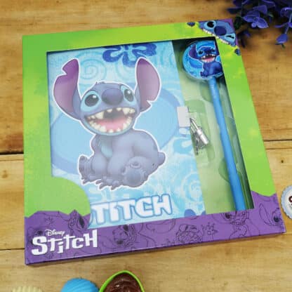 Journal intime Stitch avec cadenas + stylo (Disney) – Image 3