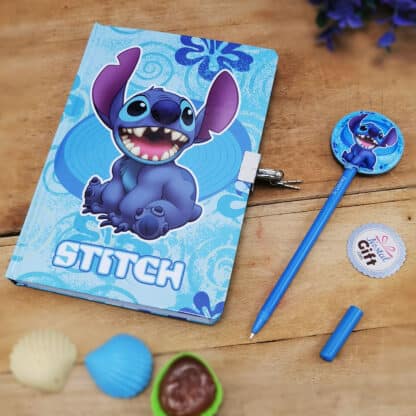 Journal intime Stitch avec cadenas + stylo (Disney)