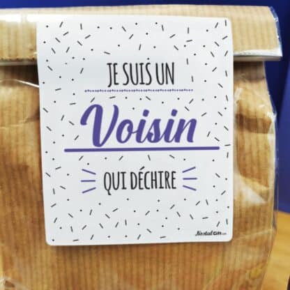 Sachet bonbons des années 80  "Je suis un voisin qui déchire" – Image 5