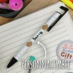 Stylo personnalisé - Cookie - Fourniture scolaire kawaii