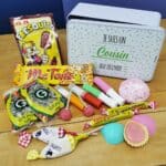 Coffret bonbons des années 70 "Je suis un cousin qui déchire" - cadeau personnalisable