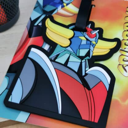 Étiquette de bagage Goldorak en PVC - Grendizer