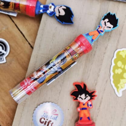 Bonbons Dragon Ball Z avec bouchon tampon - Gohan