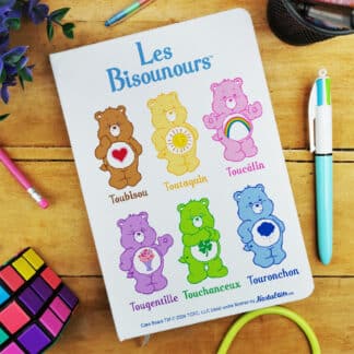 Carnet Bisounours - "Les Bisounours" - Multicolore