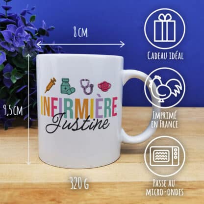 Mug "Infirmière Géniale" – Image 3