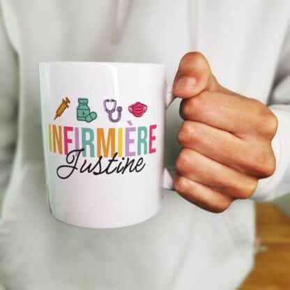 Mug "Infirmière Géniale" – Image 4