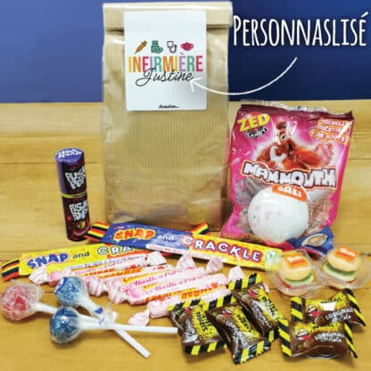 Sachet bonbon des années 90  "Infirmière Géniale"