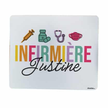 Tapis de souris "Infirmière Géniale" - Cadeau Personnalisé – Image 5