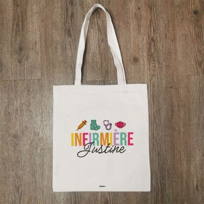 Tote bag "Infirmière Géniale" - Cadeau personnalisable – Image 4