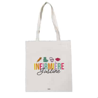 Tote bag "Infirmière Géniale" - Cadeau personnalisable – Image 3